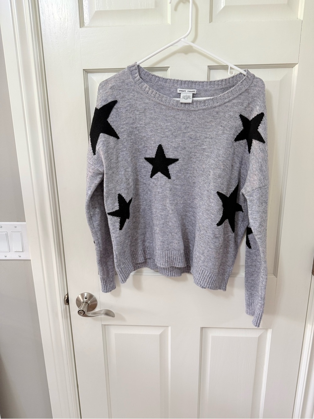 SWEET ROMEO | Star Knit Sweater